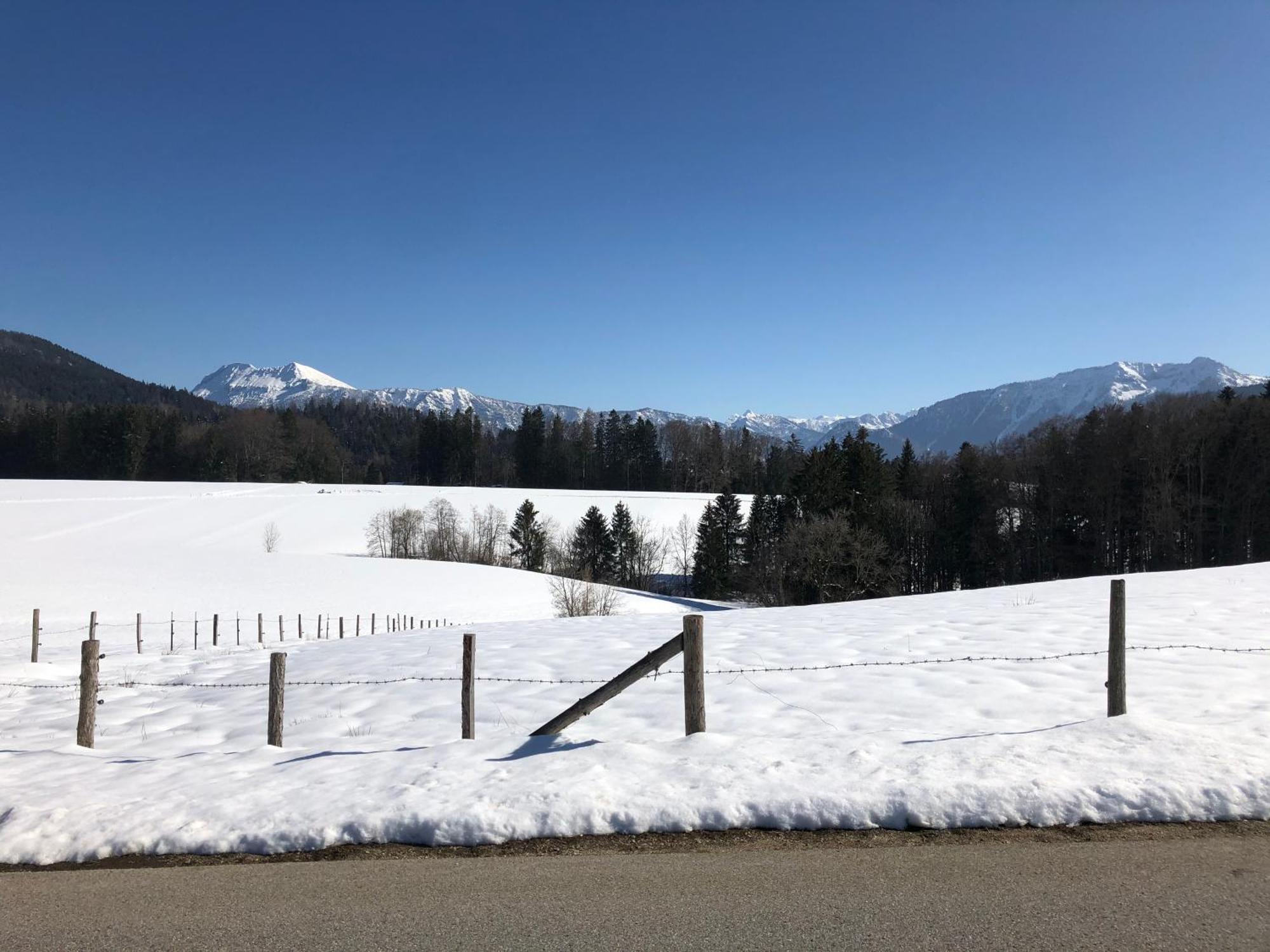 Haus Mit Bergblick Villa Siegsdorf Bagian luar foto
